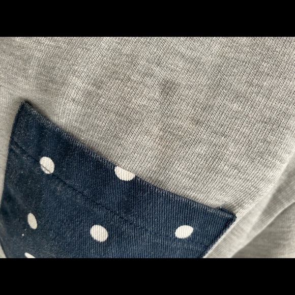 Zara Crewneck Sweater with Polkadot Pocket - Picture 5 of 6